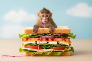 Lees meer over het artikel Broodje (aangelijnde) aap